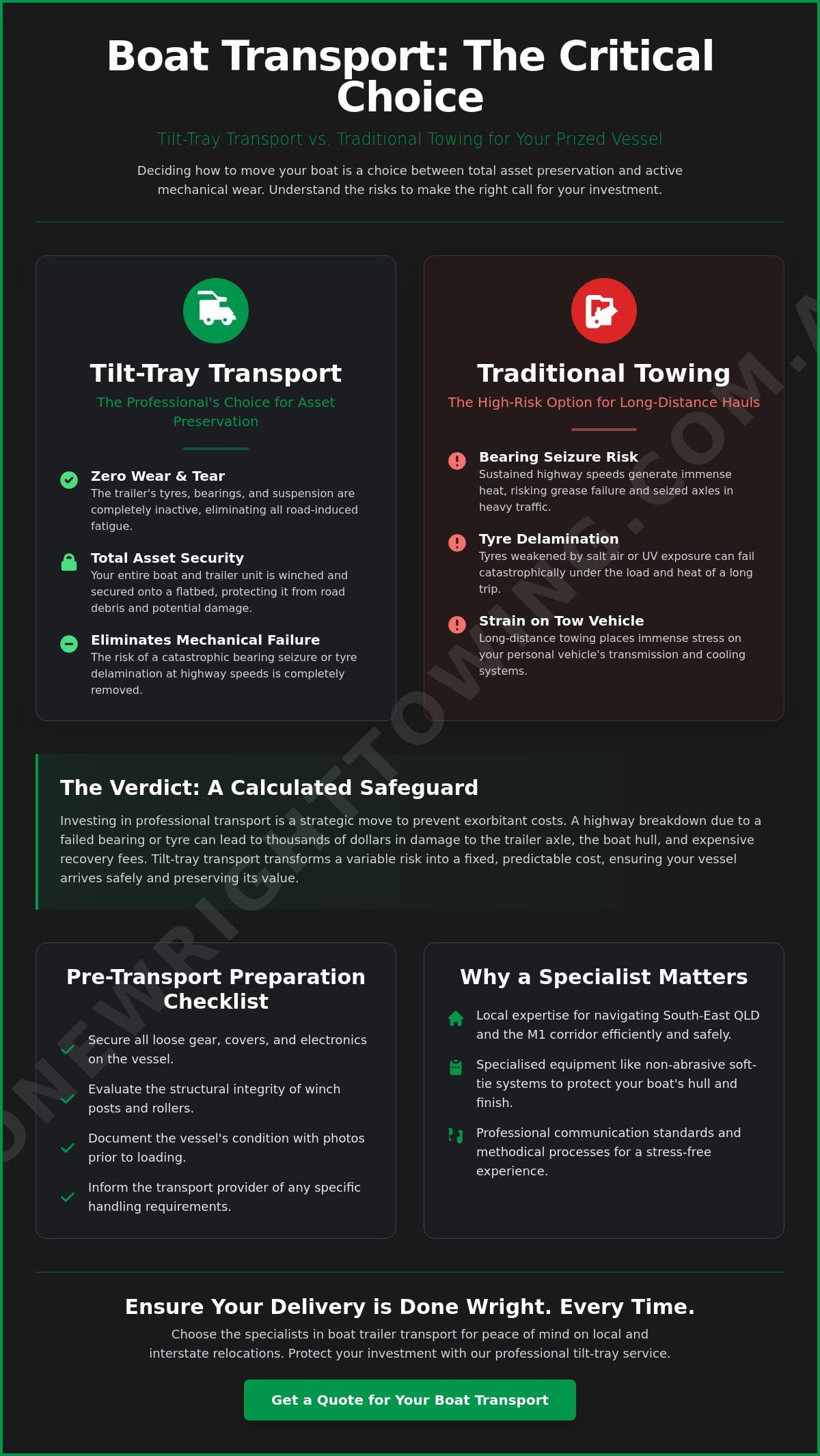 Professional Boat Trailer Transport Service: Expert Care for Your Vessel