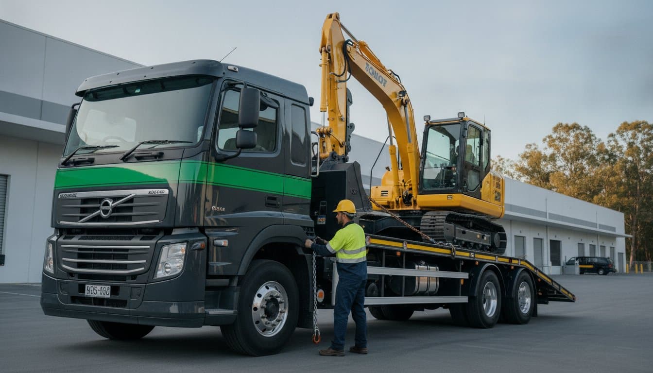 Excavator Transport Gold Coast: Professional Machinery Relocation Guide 2026