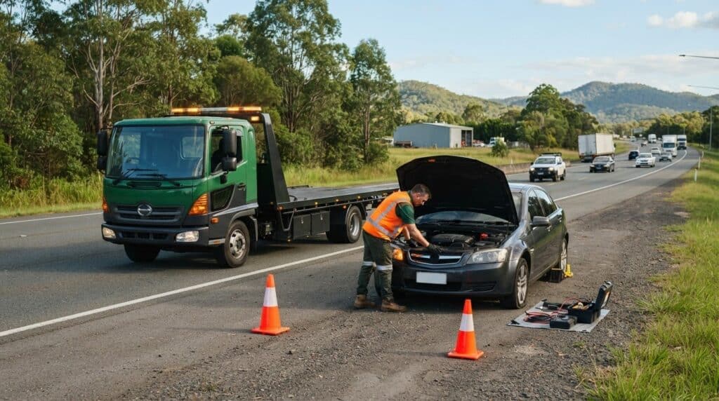 Battery, tyre and breakdown assistance in Loganholme